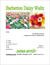 Barberton Daisy Waltz Orchestra sheet music cover